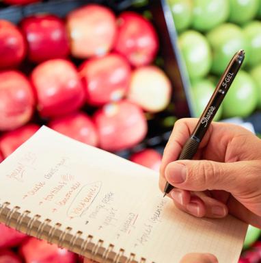 SHARPIE Gelschreiber S-Gel 0,7mm 3 Stück Schwarz Blister