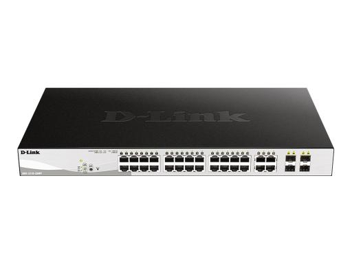 D-LINK 28-Port Layer2 PoE+ Gigabit Smart Managed Switchdlink|green 3.0, 24x 10/