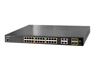 PLANET TECHNOLOGY PLANET GS-4210-24P4C - Switch - verwaltet - 24 x 10/100/1000 