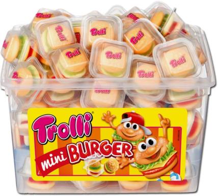 Trolli Miniburger 10g in Dose