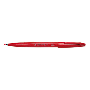 PentelArts Faserschreiber Brush Sig n Pen, rot (5102975)