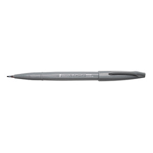 PentelArts Faserschreiber Brush Sig n Pen, grau (5102979)
