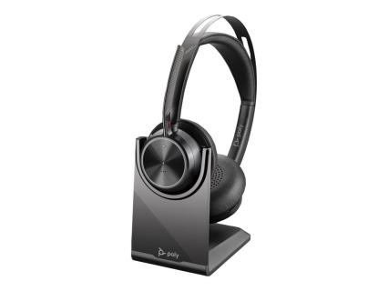 HP POLY Voyager Focus 2 USB-C Headset + Ladestation