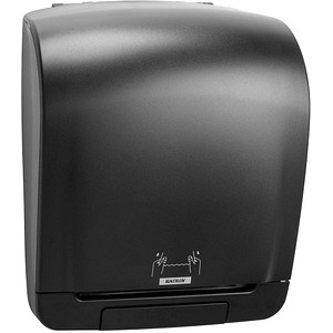 KATRIN Papierhandtuchspender System 92025 schwarz Kunststoff