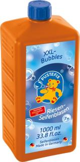 PUSTEFIX® Seifenblasenflüssigkeit Nachfüllflasche XXL-Bubbles 1000 ml