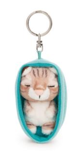 Sleeping Pets Schlüsselanh. Katze getige