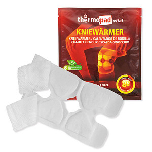 4 thermopad® Einmal-Kniewärmer XXL 78604 weiß