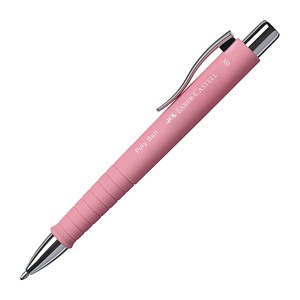 FABER CASTELL FABER-CASTELL Kugelschreiber POLY BALL XB rose Schreibfarbe blau