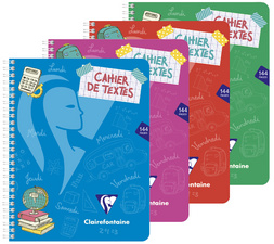 Clairefontaine Cahier de textes Mimesys, 170 x 220 mm, séyès