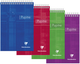 Clairefontaine Spiralnotizblock, DIN A5, kariert