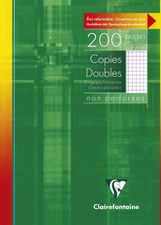 Clairefontaine Etui copies doubles A4, quadrillé 5x5