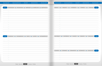 Clairefontaine Agenda scolaire WHEN 17, 2024/2025
