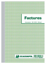 EXACOMPTA Manifold "Factures", 210 x 148 mm, dupli