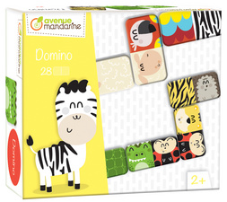 avenue mandarine Domino "Tiere & Fell