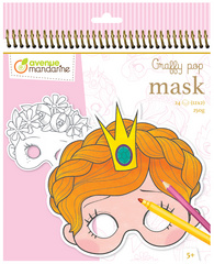 avenue mandarine Maskenmalbuch "Girl
