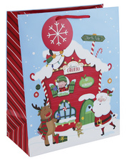 Clairefontaine Weihnachts-Geschenktüte "Lebkuchenhaus