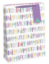Clairefontaine Geschenktüte "Happy Birthday", mittel