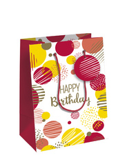 Clairefontaine Geschenktüte "Happy Birthday rosa", klein