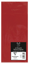 Clairefontaine Seidenpapier, (B)500 x (H)700 mm, rot
