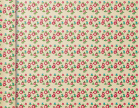 Clairefontaine Geschenkpapier "Tiny Rolls Blumen rot"