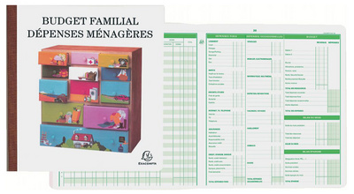 EXACOMPTA Piqûre "Budget dépenses ménagères", 270 x 250 mm