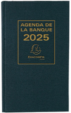 EXACOMPTA Buchkalender Banquier large 2024, schwarz