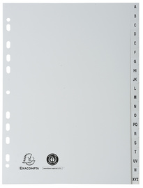 EXACOMPTA Kunststoff-Register, A-Z, DIN A4, 20-teilig (8701191)