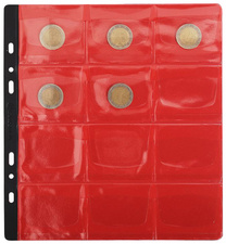 EXACOMPTA Münzhüllen, 20 Fächer à 4 0 x 40 mm, 215 x 237 mm (8701478)