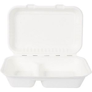 NATURE Star Zuckerrohr-Lunchbox, mit Deckel, innen 2-geteilt