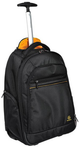 Rucksack mit Rollen und Teleskopgriff Für Laptops bis 15,6", Schultergurte