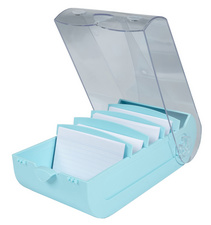 EXACOMPTA Lernkartei BunnyBox, A8, pastellgrün