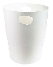 EXACOMPTA Papierkorb ECOBIN, 15 Liter, weiß