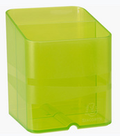 EXACOMPTA Stifteköcher PEN-CUBE, 2 Fächer, apfelgrün