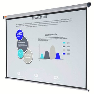 nobo Roll-Leinwand Standard, Maße: (B)2.000 x (H)1.350 mm