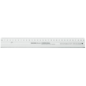 RUMOLD Schneidelineal DUO 30,0 cm, silber