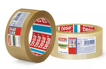 tesapack Verpackungsklebeband 4124, aus PVC, 50 mm x 66 m