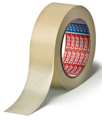 TESA Maler Krepp 4329 Papierabdeckband, 50 mm x 50 m schwach gekreppt, dünn und