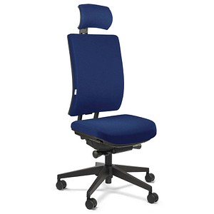 ORIGINAL STEIFENSAND Bürostuhl Volto Plus Comfort blau, schwarz Stoff
