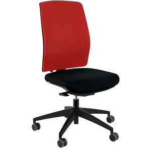 ORIGINAL STEIFENSAND Bürostuhl Eserio rot, schwarz Stoff