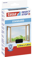 tesa Fliegengitter STANDARD für Fenster, 1,50 m x 1,30 m
