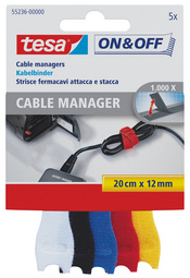 OFF Cable Manager bunt 5 St. 20cm 12mm