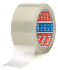 tesa Verpackungsklebeband 64014, 50 mm x 66 m, braun