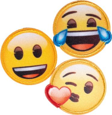Emoji 3 Motive auf Folie