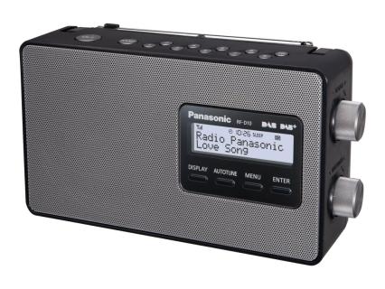 PANASONIC RF-D10EG-K DAB+ Digitalradio, schwarz