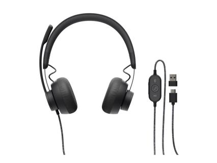 LOGITECH ZONE WIRED - GRAPHITE - EMEA