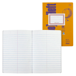 Ursus Vokabelheft OE Lineatur 26 liniert DIN A5 ohne Rand, 40 Blatt