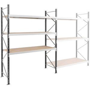 Manorga Schwerlastregal EPSIVOL ZR2015603F4D lichtgrau 150,0 x 60,0 x 200,0 cm