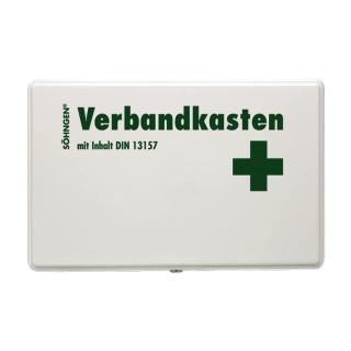 SÖHNGEN® Verbandkasten "KIEL" mit Füllung Standard DIN 13157 | Kunststoff weiß 