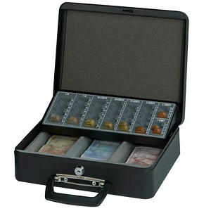 MAUL Geldkassette mit Zähleinsatz, schwarz - für den Markt: D - L - A - F (5631