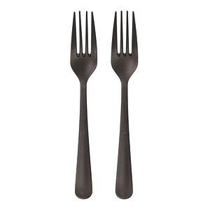 100 PAPSTAR Mehrweg-Gabeln Kunststoff